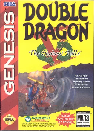Double Dragon V: The Shadow Falls Genesis Front Cover
