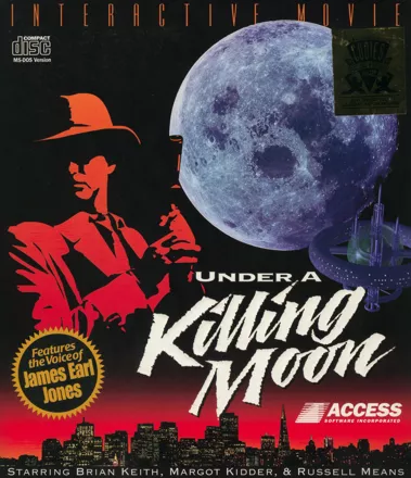 Under a Killing Moon DOS Front Cover