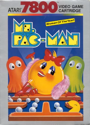 Ms. Pac-Man Atari 7800 Front Cover