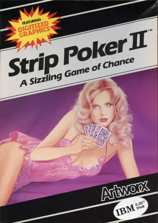 Strip Poker II DOS Front Cover