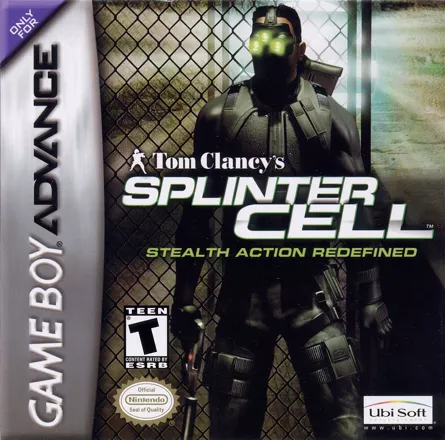 Tom Clancy&#x27;s Splinter Cell Game Boy Advance Front Cover