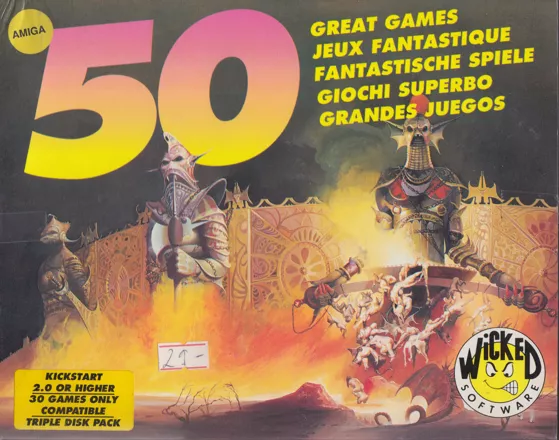 50 Great Games Amiga Front Cover