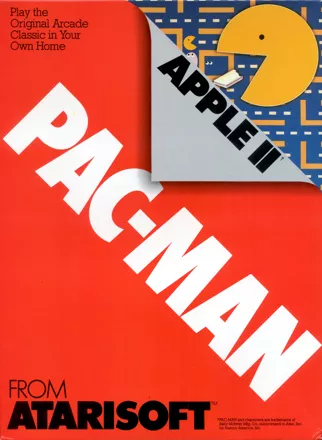 Pac-Man Apple II Front Cover