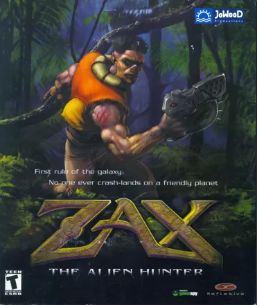 Zax: The Alien Hunter Windows Front Cover