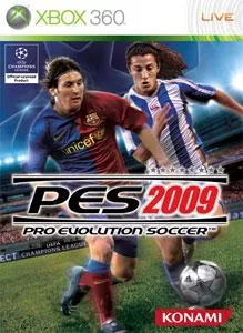 PES 2009: Pro Evolution Soccer Xbox 360 Front Cover