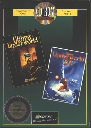 Ultima Underworld: The Stygian Abyss and Labyrinth of Worlds DOS Front Cover