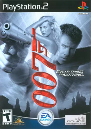 007: Everything or Nothing PlayStation 2 Front Cover