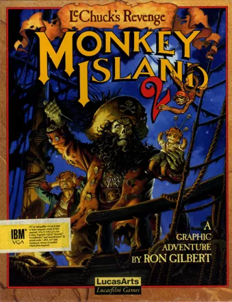 Monkey Island 2: LeChuck&#x27;s Revenge DOS Front Cover