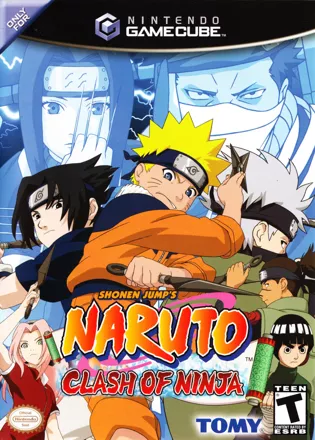 Naruto: Clash of Ninja GameCube Front Cover