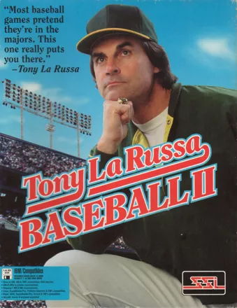 Tony La Russa Baseball II DOS Front Cover