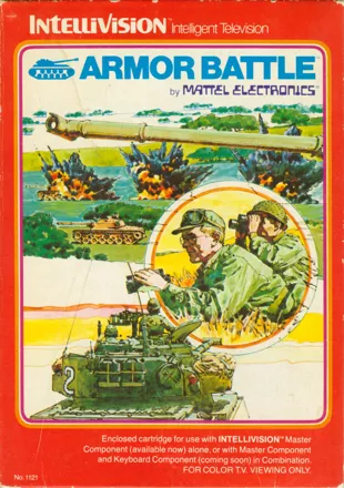 Armor Battle Intellivision Front Cover