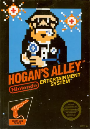 Hogan&#x27;s Alley NES Front Cover