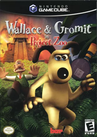 Wallace &#x26; Gromit in Project Zoo GameCube Front Cover