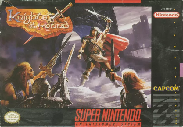 Knights of the Round SNES Front Cover