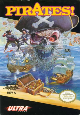 Sid Meier&#x27;s Pirates! NES Front Cover