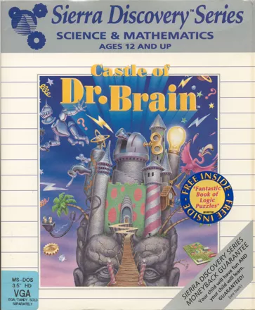 Castle of Dr. Brain DOS Front Cover