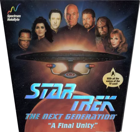 Star Trek: The Next Generation - &#x22;A Final Unity&#x22; DOS Front Cover