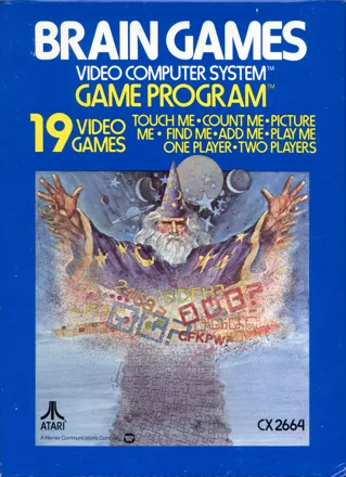 Brain Games Atari 2600 Front Cover