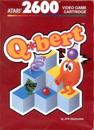 Q*bert Atari 2600 Front Cover