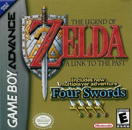 The Legend of Zelda: A Link to the Past/Four Swords Game Boy Advance Front Cover