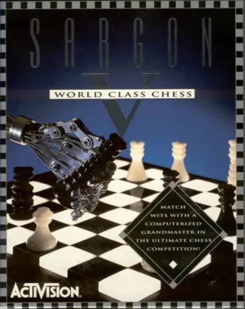 Sargon V: World Class Chess DOS Front Cover