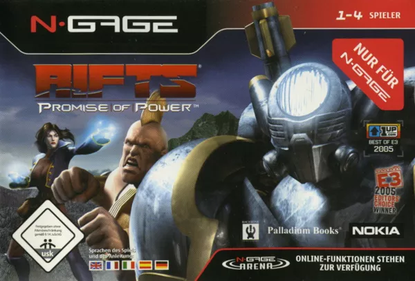 Rifts: Promise of Power N-Gage Front Cover