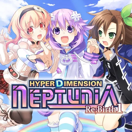 Hyperdimension Neptunia: Re;Birth1 PS Vita Front Cover