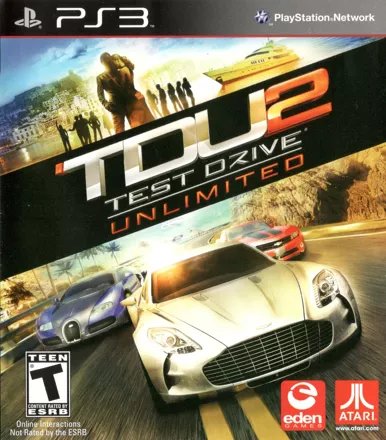 Test Drive Unlimited 2 PlayStation 3 Front Cover