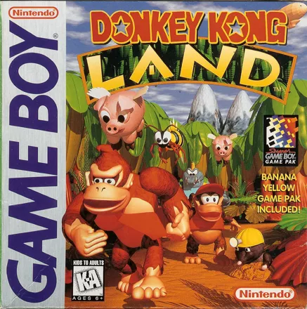 Donkey Kong Land Game Boy Front Cover