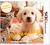 Nintendogs + Cats: Golden Retriever &#x26; New Friends Nintendo 3DS Front Cover