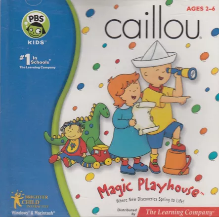 Caillou: Magic Playhouse Macintosh Front Cover
