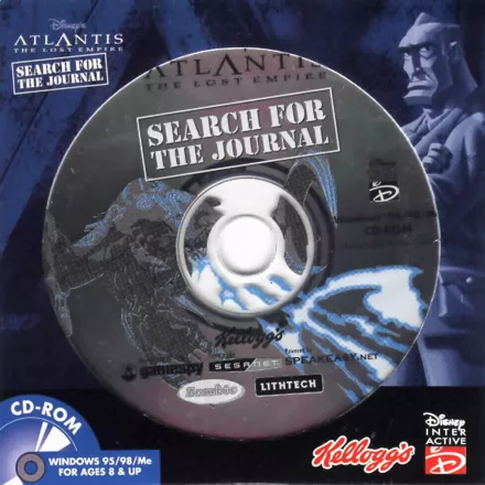 Disney&#x27;s Atlantis: The Lost Empire - Search for the Journal Windows Front Cover