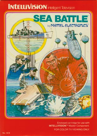 Sea Battle Intellivision Front Cover