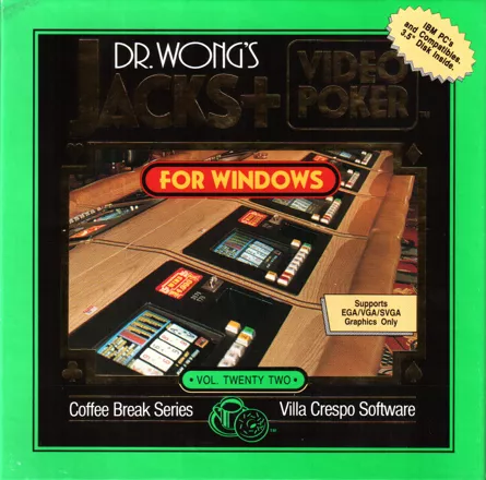 Dr. Wong&#x27;s Jacks+ Video Poker for Windows Windows 3.x Front Cover
