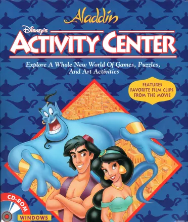 Disney&#x27;s Activity Center: Aladdin Windows 3.x Front Cover
