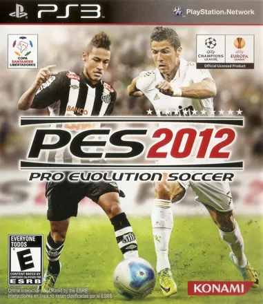 PES 2012: Pro Evolution Soccer PlayStation 3 Front Cover