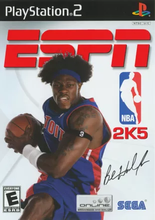 ESPN NBA 2K5 PlayStation 2 Front Cover