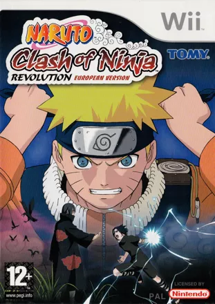 Naruto: Clash of Ninja Revolution Wii Front Cover