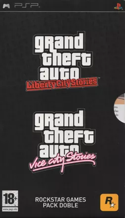 Grand Theft Auto: A Rockstar Games Double Pack PSP Front Cover