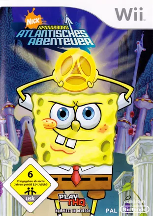 SpongeBob&#x27;s Atlantis SquarePantis Wii Front Cover