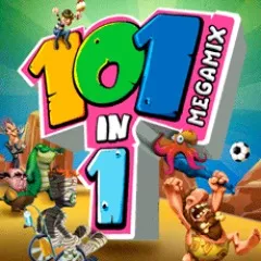 101-in-1 Megamix PSP Front Cover