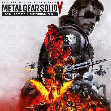 Metal Gear Solid V: The Definitive Experience PlayStation 4 Front Cover 1st version