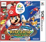 Mario &#x26; Sonic at the Rio 2016 Olympic Games Nintendo 3DS Front Cover