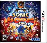 Sonic Boom: Fire &#x26; Ice Nintendo 3DS Front Cover