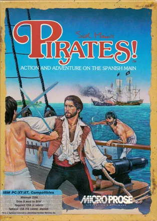 Sid Meier&#x27;s Pirates! PC Booter Front Cover