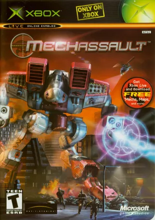 MechAssault Xbox Front Cover