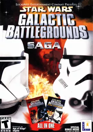 Star Wars: Galactic Battlegrounds - Saga Windows Front Cover