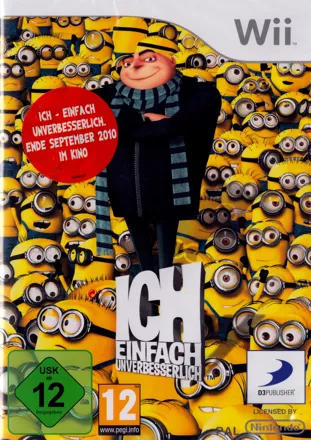 Despicable Me: The Game Wii Front Cover