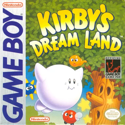 Kirby&#x27;s Dream Land Game Boy Front Cover
