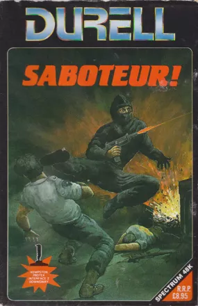 Saboteur ZX Spectrum Front Cover